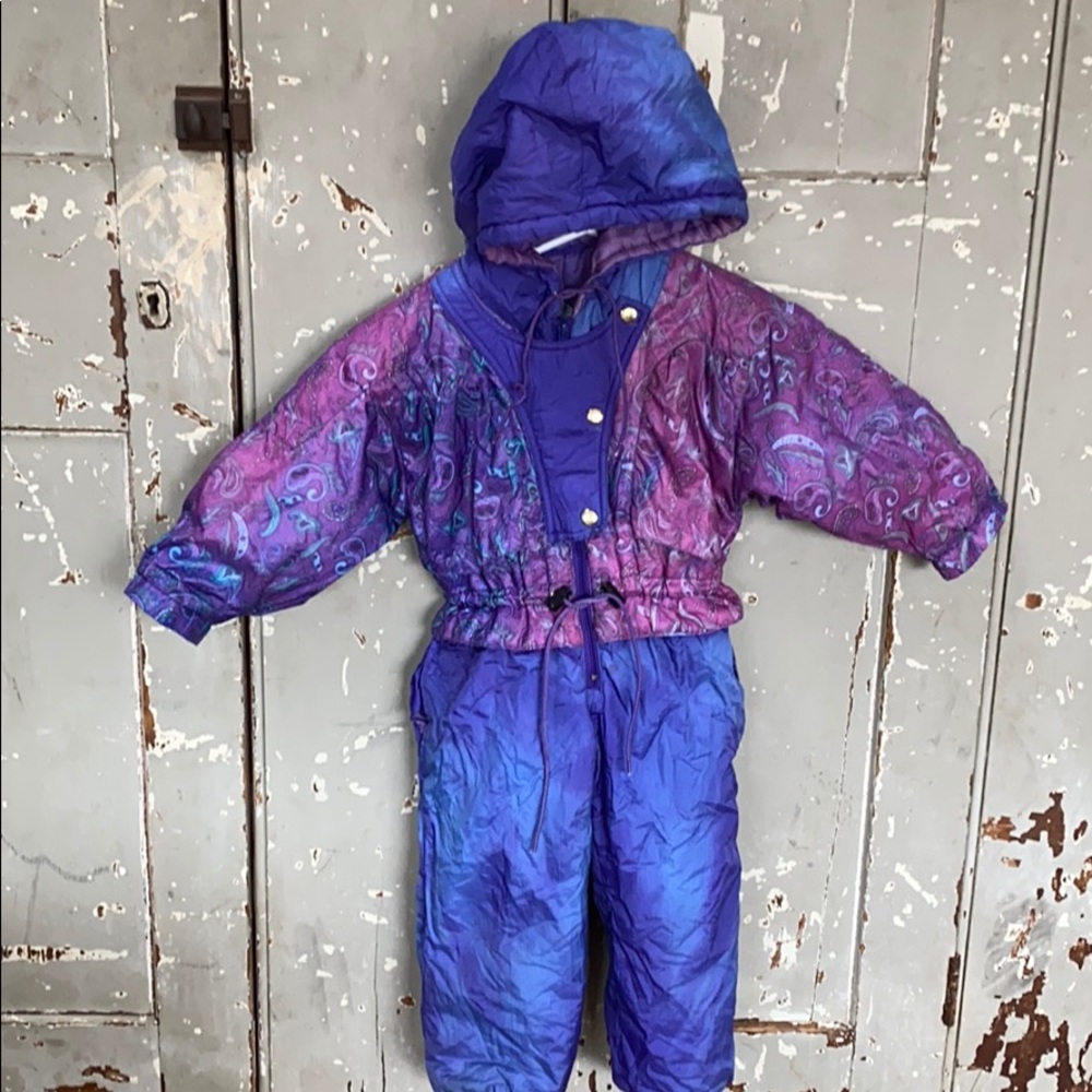 Toddler one piece ski / snowboard suit